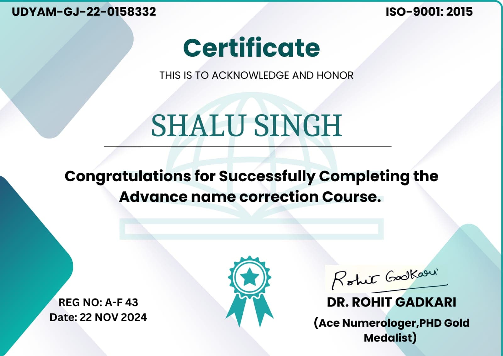 Advance Name Correction